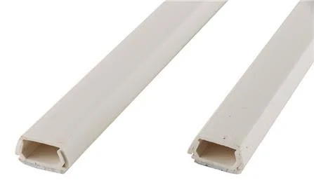 Trapezoid Shaped Cable Raceway Elektra 18mmx1m White