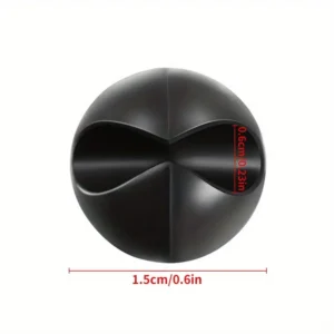 Black Silicone Cable Organizers